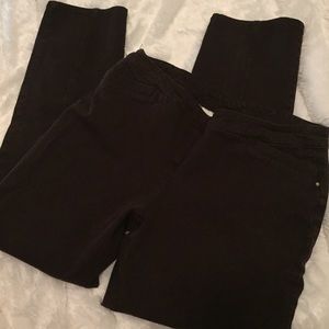 Chico’s brown so slimming jeans